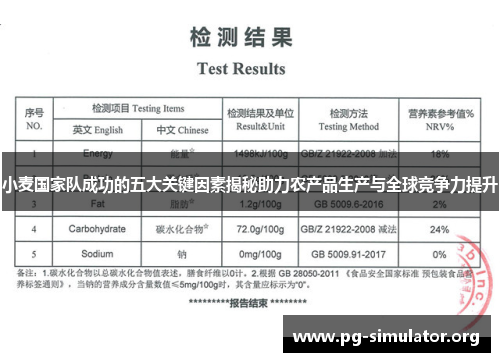 小麦国家队成功的五大关键因素揭秘助力农产品生产与全球竞争力提升